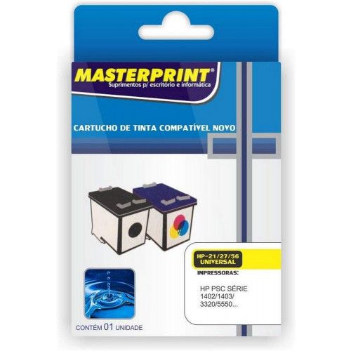 CARTUCHO HP COMPATIVEL 21/27/56 - 1 UNIDADE