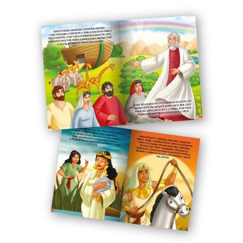 LIVRO PARA COLORIR HISTORIA BIBLICA BICHO ESPERTO - REF. 3320-0 - PACOTE COM 8 UNIDADES