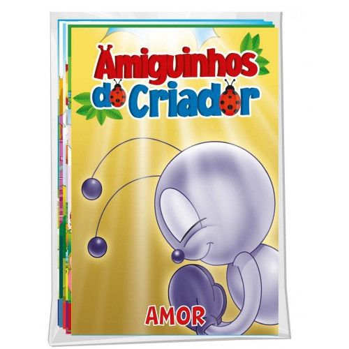 LIVRO DE HISTORIA INFANTIL AMIGOS DO CRIADOR BICHO ESPERTO - REF. 2619-6 - PACOTE COM 8 UNIDADES