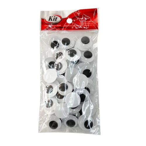 OLHINHOS 20MM ARTICULADOS KIT - REF. BE-20/603330 - PACOTE COM 50 UNIDADES