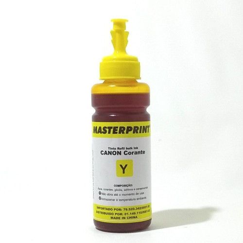 TINTA CANON UNIVERSAL 100 ML CORANTE AMARELO - REF. R-CP100Y - 1 UNIDADE