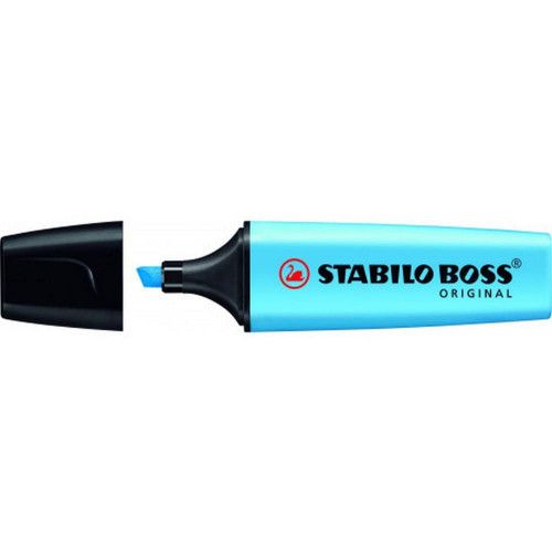 PINCEL MARCA TEXTO NEON BOSS STABILO - REF. 70/31 - CAIXA COM 10 UNIDADES