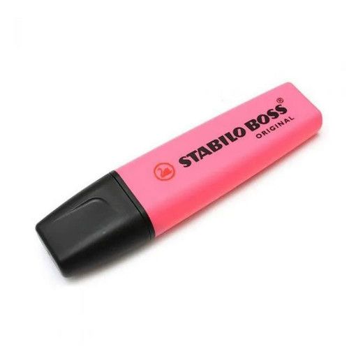 PINCEL MARCA TEXTO NEON BOSS STABILO - REF. 70/56 - CAIXA COM 10 UNIDADES