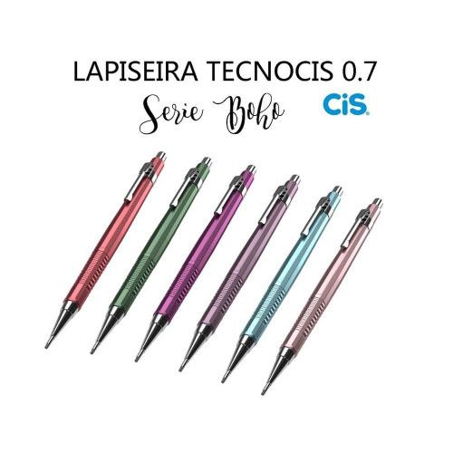 LAPISEIRA 0.7 TECNOCIS BOHO SORTIDO CIS - REF. 250.5109 - CAIXA COM 24 UNIDADES