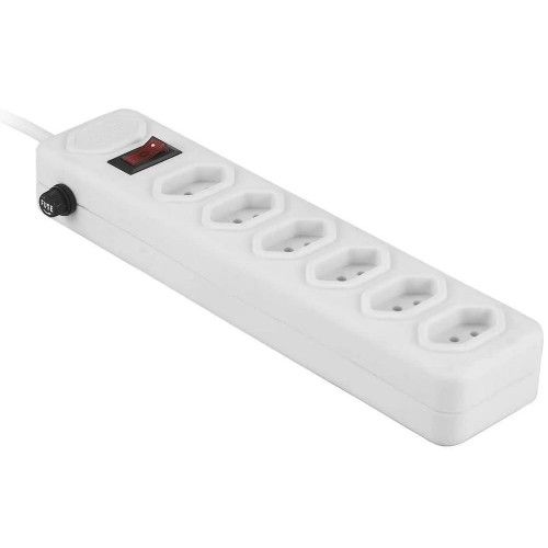 FILTRO LINHA 6 TOMADA BIVOLT NEWLINK - REF. PE101 - 1 UNIDADE