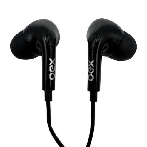 FONE DE OUVIDO TIPO-C BLAND OEX - REF. FN210 PRETO - 1 UNIDADE