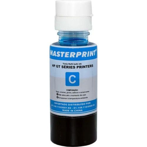 TINTA HP COMPATIVEL 70ML GT MASTERPRINT CYAN - 1 UNIDADE