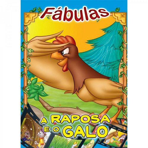 LIVRO DE HISTORIA INFANTIL FABULAS VOLUME 2 BICHO ESPERTO - REF. 5537-0 - PACOTE COM 3 UNIDADES