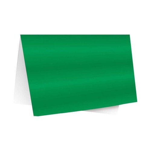 PAPEL LAMINADO 45X59CM VERDE CROMUS - REF. 578409 - PACOTE COM 40 UNIDADES