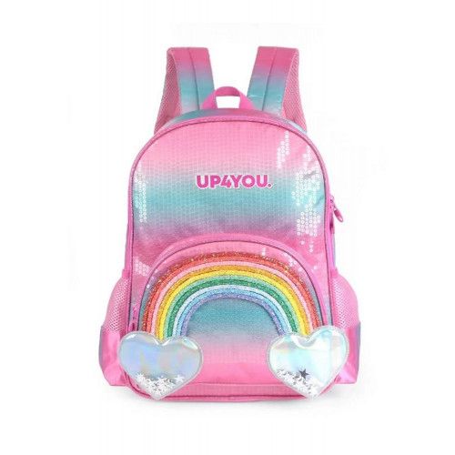 MOCHILA COSTA PAETE ARCO IRIS ROSA LUXCEL - REF. IS37811UP-RS - 1 UNIDADE