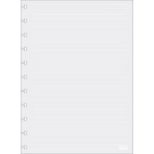 BLOCO PARA FICHARIO 80 FOLHAS TILIDISCO CINZA TILIBRA - REF. 34178 - 1 UNIDADE