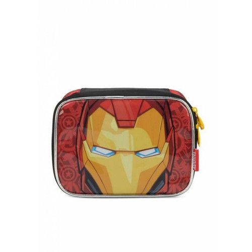 ESTOJO BOX HOMEM DE FERRO AVENGERS IRON MAN VERMELHO LUXCEL - 1 UNIDADE - REF. EI38055AG-VM