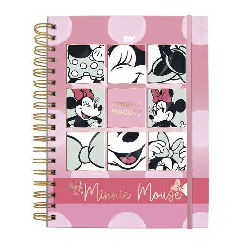 CADERNO SMART COLEGIAL UNIVERSITÁRIO COM FOLHAS E DIVISÓRIAS REPOSICIONÁVEIS DISNEY MINNIE – REF. 4202 – 1 UNIDADE