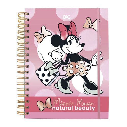 CADERNO SMART MINI COM FOLHAS E DIVISÓRIAS REPOSICIONÁVEIS DISNEY MINNIE – REF. 4202 – 1 UNIDADE