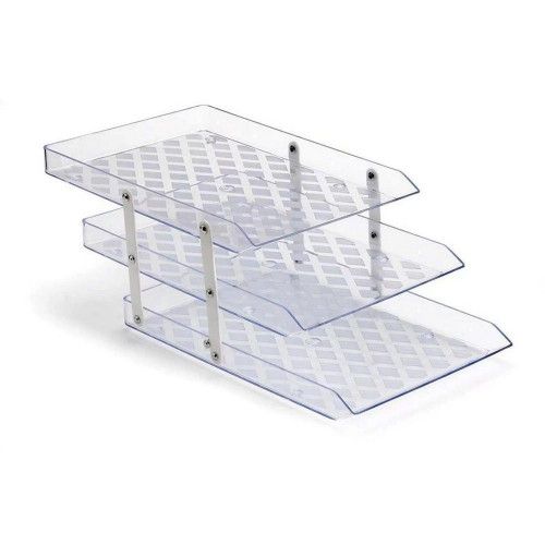 CAIXA DE CORRESPONDENCIA TRIPLA ARTICULAVEL CRISTAL MAXCRIL - REF. 10050050 - 1 UNIDADE