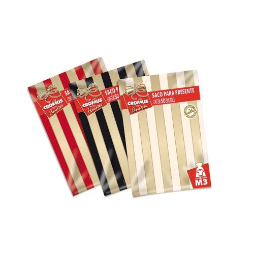 SACO 35X54CM METAL SORTIDO CASUAL CROMUS - REF. 99003127 - PACOTE COM 50 UNIDADES