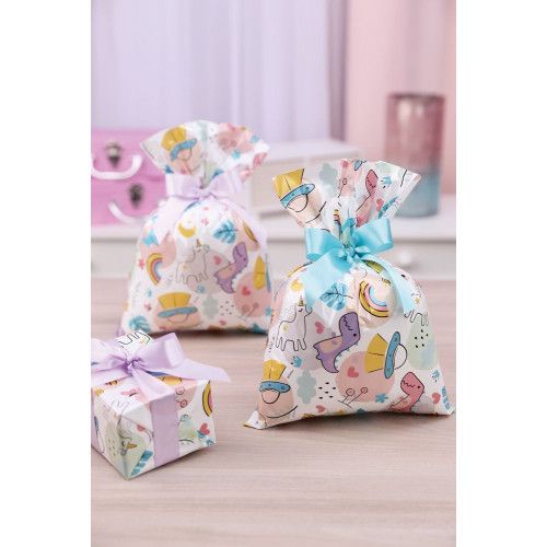 SACO 35X54CM METAL SORTIDO INFANTIL CROMUS - REF. 99003134 - PACOTE COM 50 UNIDADES