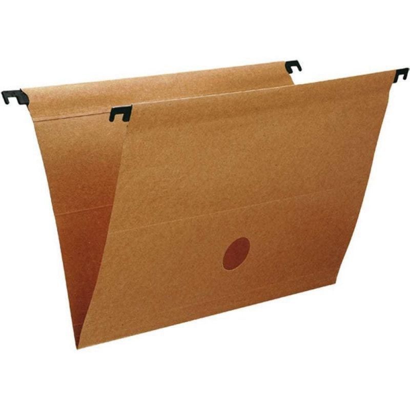 PASTA SUSPENSA KRAFT COM GRAMPO PLASTICO DELLO - REF. 0002X - CAIXA COM 50 UNIDADES