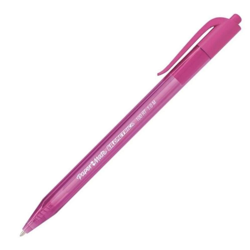 CANETA ESFEROGRAFICA 1.0 KILOMETRICA 100 RT MAGENTA - REF. 4858/1890121 - CAIXA COM 12 UNIDADES