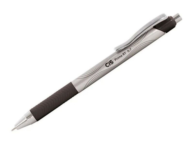 CANETA ESFEROGRAFICA 0.7 RETRATIL PRIME PRETO - REF. 0873 - CAIXA COM 12 UNIDADES