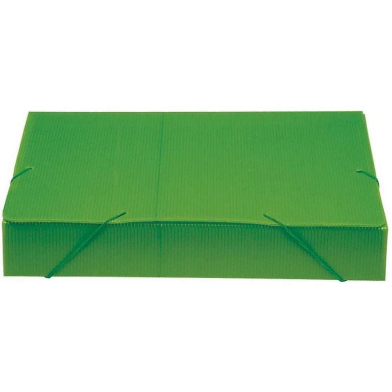 PASTA POLIONDA 55MM VERDE POLIBRAS - REF. 20408 - PACOTE COM 10 UNIDADES