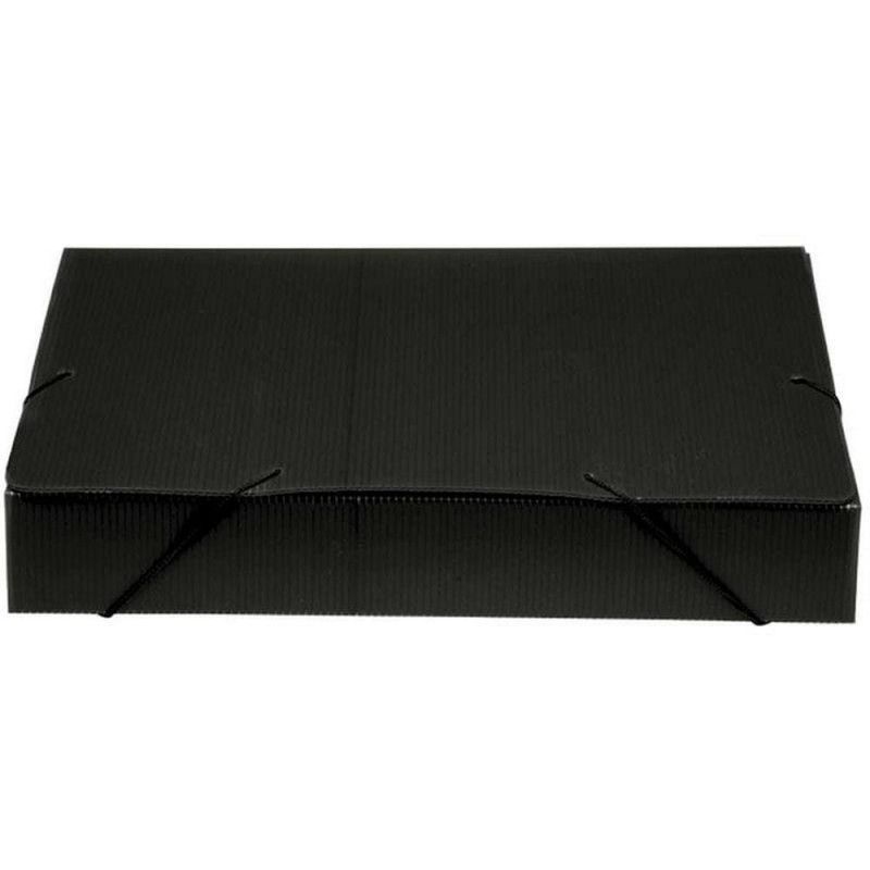 PASTA POLIONDA 55MM PRETO POLIBRAS - REF. 20404 - PACOTE COM 10 UNIDADES