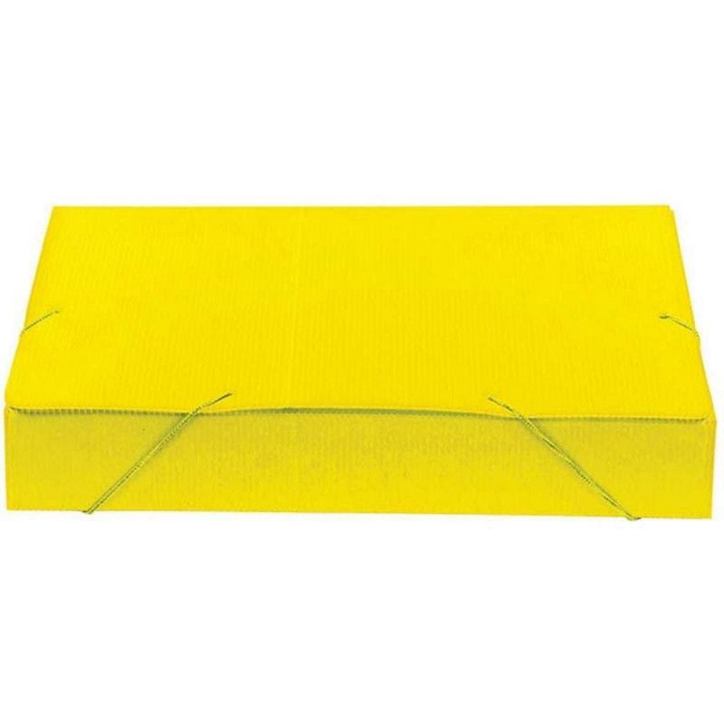 PASTA POLIONDA 55MM AMARELA POLIBRAS - REF. 20406 - PACOTE COM 10 UNIDADES