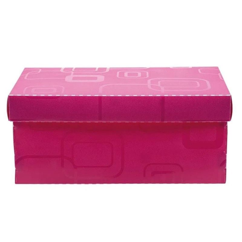 CAIXA ORGANIZADORA MINI SAPATO ROSA DELLO - REF. 2169.Q - 1 UNIDADE