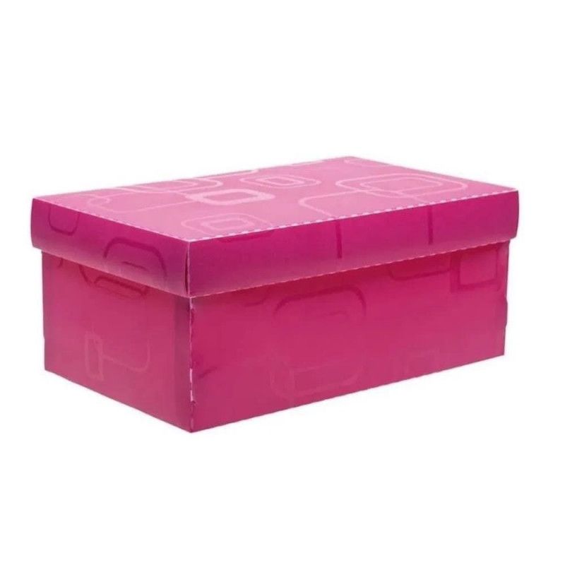 CAIXA ORGANIZADORA MINI SAPATO ROSA DELLO - REF. 2169.Q - 1 UNIDADE