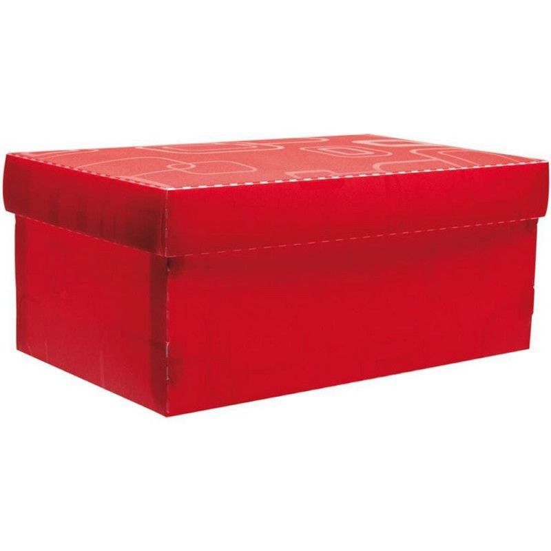 CAIXA ORGANIZADORA MINI SAPATO VERMELHA  DELLO - REF. 2169.U -1 UNIDADE