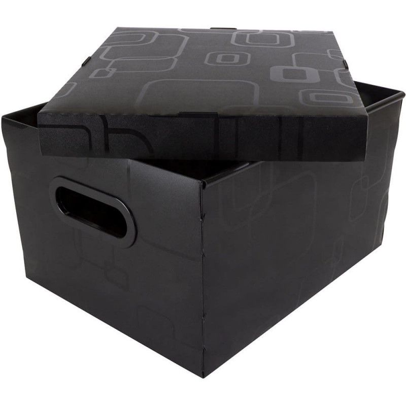 CAIXA ORGANIZADORA P PRETO DELLO - REF. 2170.P - 1 UNIDADE