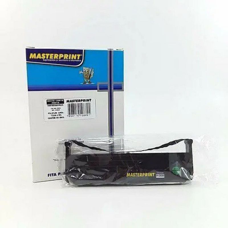 FITA IMPRESSORA CMI 600 HASTE CURTA MASTERPRINT - REF. 20006 - CAIXA COM 8 UNIDADES