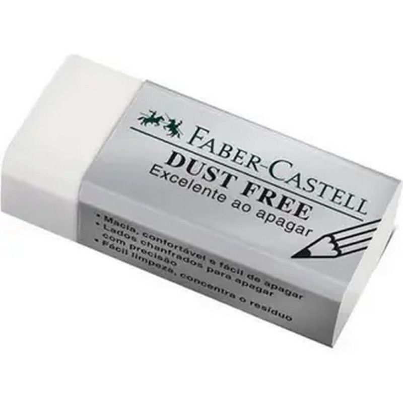 BORRACHA DUST FREE PEQUENA FABER - REF. 187137 - CAIXA COM 30 UNIDADES