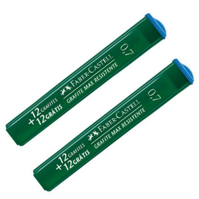GRAFITE 0.7MM 2B FABER-CASTELL - REF. TMG072B - CAIXA COM 12 UNIDADES