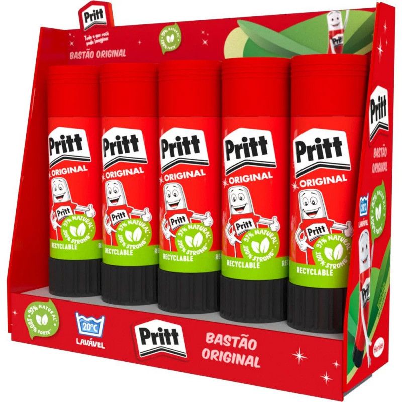 COLA BASTAO 40G PRITT - CAIXA MASTER  COM 50 UNIDADES