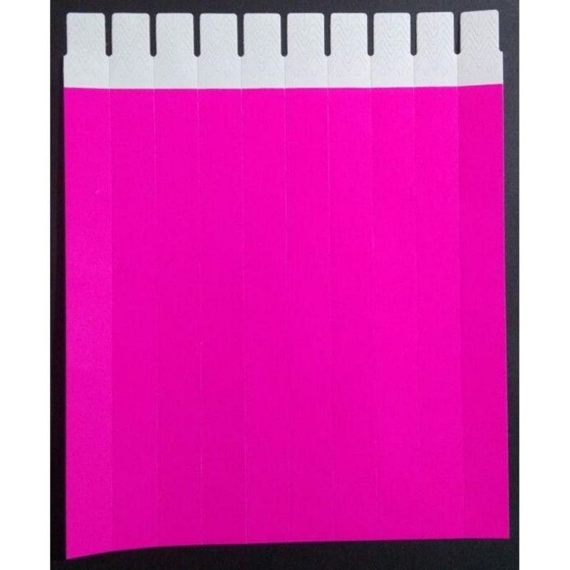 PULSEIRA DE IDENTIFICACAO INKJET/LASER ROSA FLUORESCENTE - REF. RA546 - CAIXA COM 1000 UNIDADES