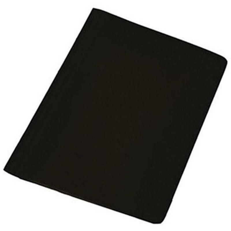 PASTA GRAMPO TRILHO PAPELAO PRETO POLYCART - REF. 1026-PT - PACOTE COM 20 UNIDADES