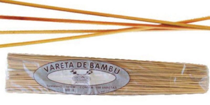 VARETA 50 CM REAL BAMBU REAL SEDA - PACOTE COM 100 UNIDADES