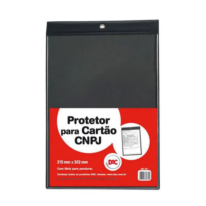 PORTA CARTAO CNPJ 215X302MM - REF. 047 - 1 UNIDADE
