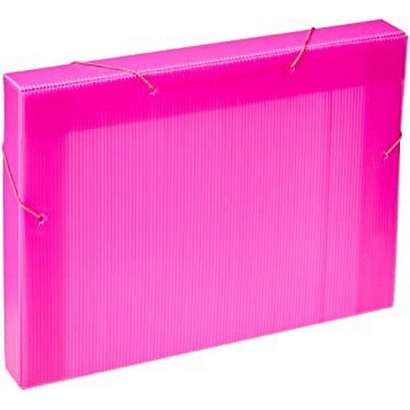 PASTA POLIONDA 35MM ROSA POLIBRAS - REF. 20310 - CAIXA COM 10 UNIDADES