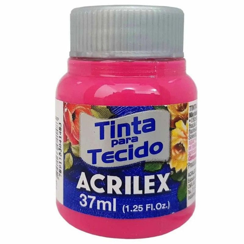 TINTA PARA TECIDO 37ML ROSA ESCURO - REF. 542 - 1 UNIDADE