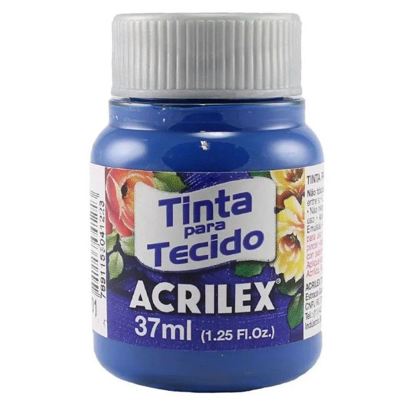 TINTA PARA TECIDO 37ML AZUL TURQUEZA - REF. 501 - 1 UNIDADE