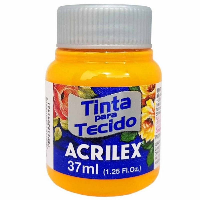TINTA PARA TECIDO 37ML AMARELO CADMIO - REF. 536 - 1 UNIDADE