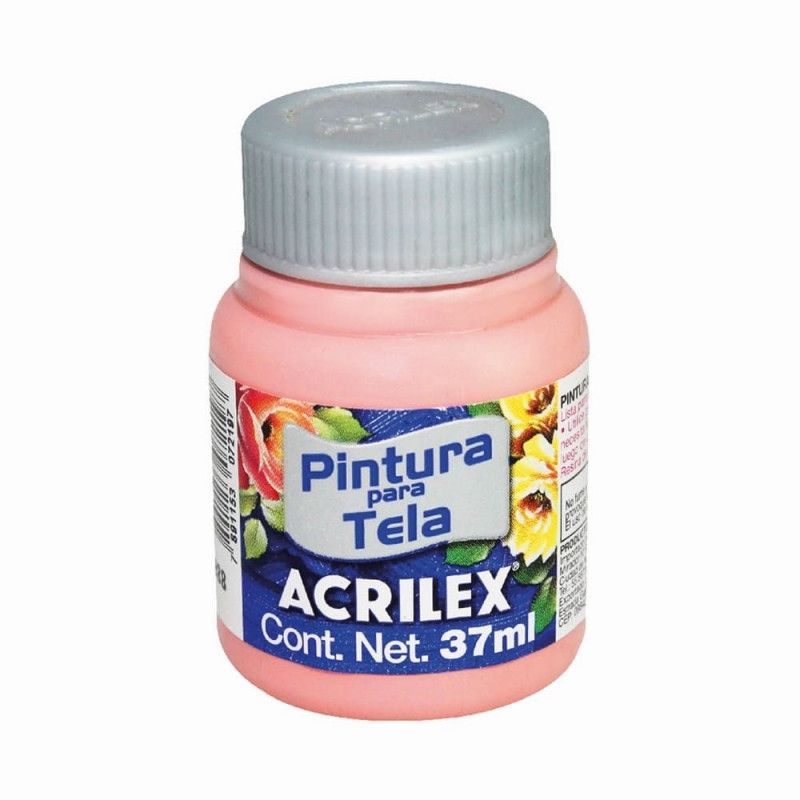 TINTA PARA TECIDO 37ML ROSE - REF. 988 - 1 UNIDADE