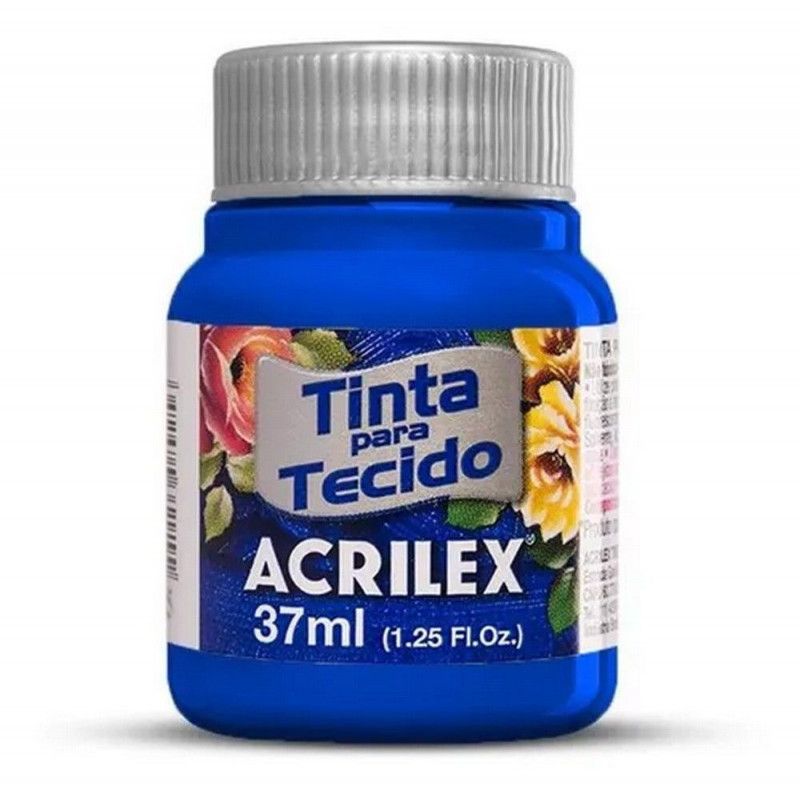 TINTA PARA TECIDO 37ML AZUL ULTRAMAR - REF. 543 - 1 UNIDADE