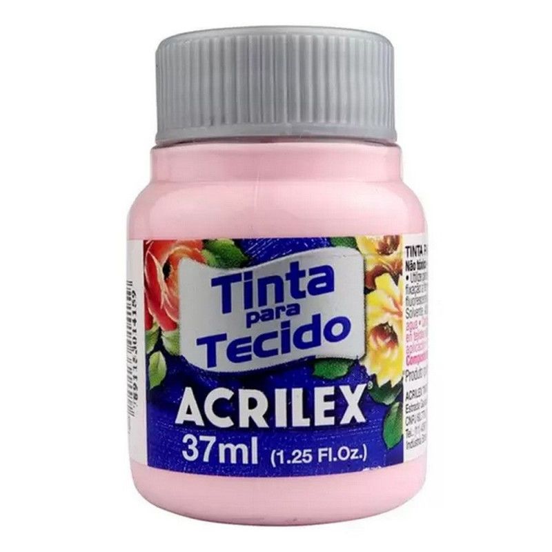 TINTA PARA TECIDO 37ML ROSA BEBE - REF. 813 - 1 UNIDADE