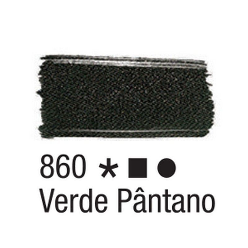 TINTA PARA TECIDO 37ML VERDE PANTANO - REF. 860 - 1 UNIDADE
