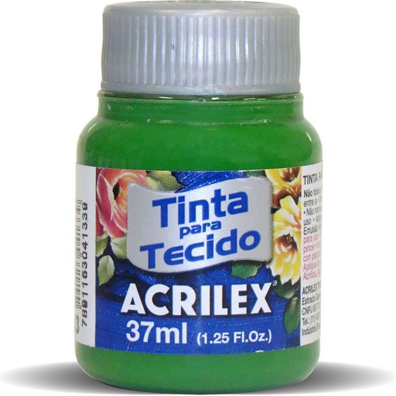 TINTA PARA TECIDO 37ML VERDE MUSGO - REF. 513 - 1 UNIDADE