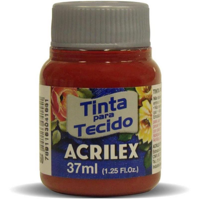 TINTA PARA TECIDO 37ML PURPURA - REF. 550 - CAIXA COM 12 UNIDADES