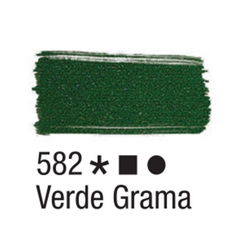 TINTA PARA TECIDO 37ML VERDE GRAMA - REF. 582 - 1 UNIDADE
